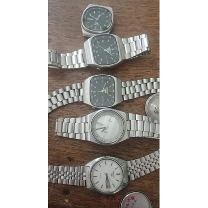 5buah jam bekas 6309 seiko kondisi off/mati untuk bahan