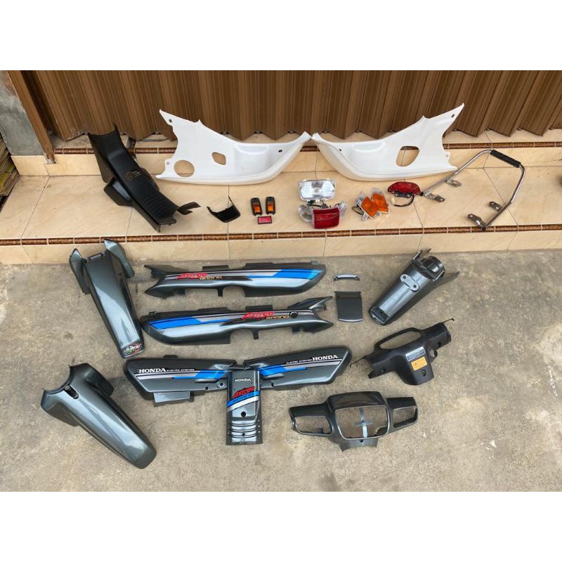 cover body astrea honda Grand Impressa Legenda cover body Honda Astrea Grand sabit silver