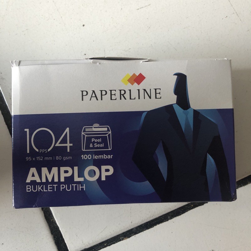 

[BOX ISI 100] AMPLOP 104 PPS ENVELOPE PAPERLINE 80 GSM , AMPLOP 104 PAPERLINE