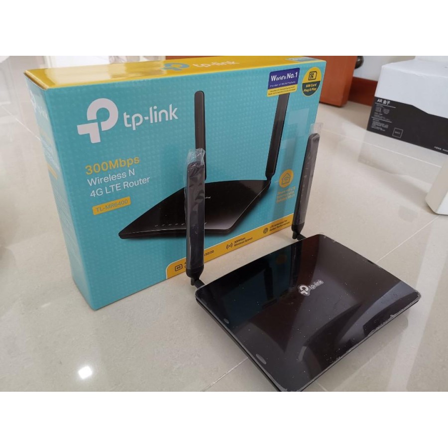 TP-Link TL-MR6400 300Mbps Wifi N 4G LTE Router build-in 4G LTE modem