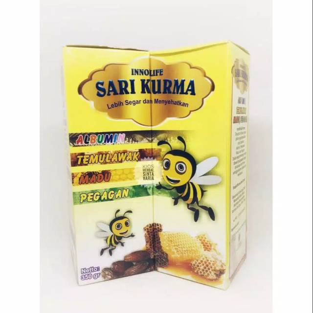 

Sari Kurma INNOLIFE Original Plus Albumin Temulawak Madu Pegagan