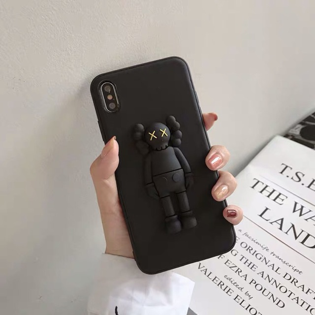 Black Kaws Case ALL PHONE TYPES