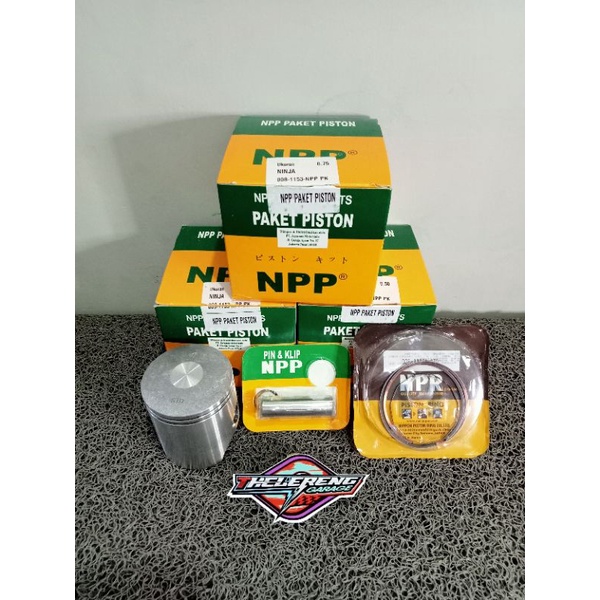 Piston Ninja 2Tak Piston Kit Ninja Npp Set Ring & Piston Thelereng_Garage Shop