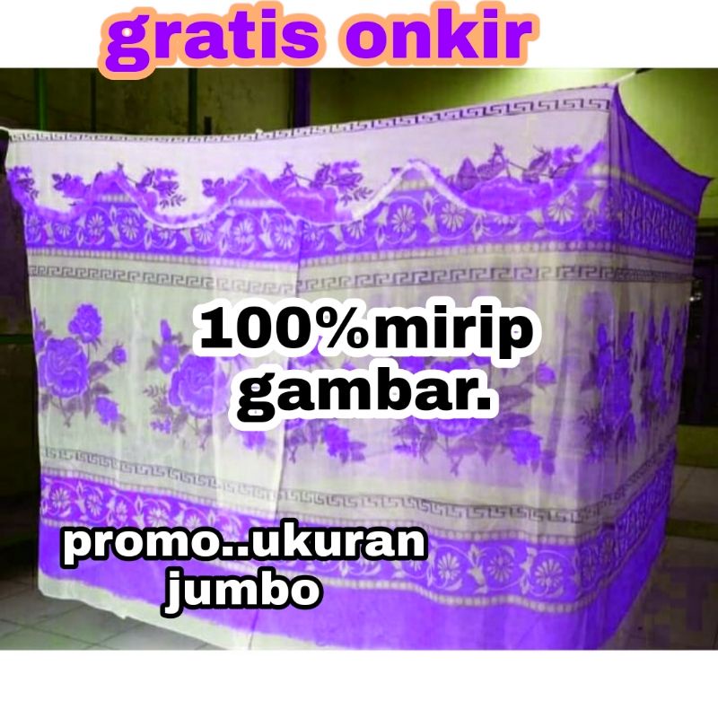 kelambu bunga tebal kelambu jumbo kelambu tidur