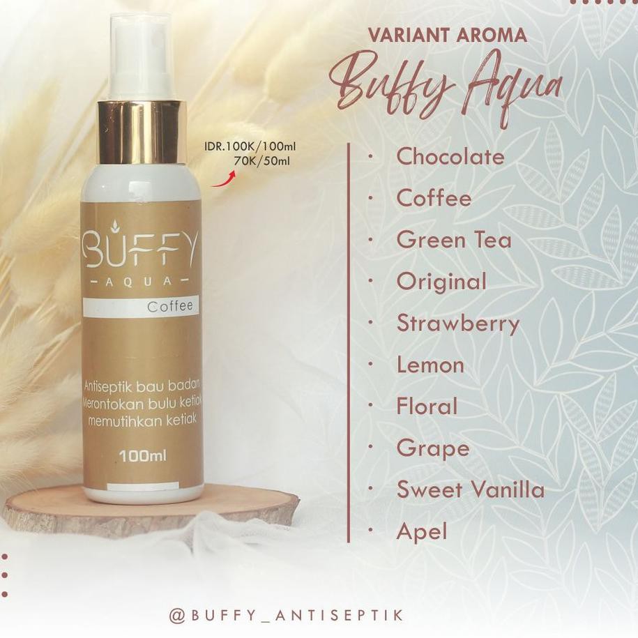 

Buffy Aqua 100ml ( Satuan ) Ready Stock