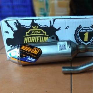  Knalpot  norifumi  original tipe TORC BORE UP BUAT klx  150  