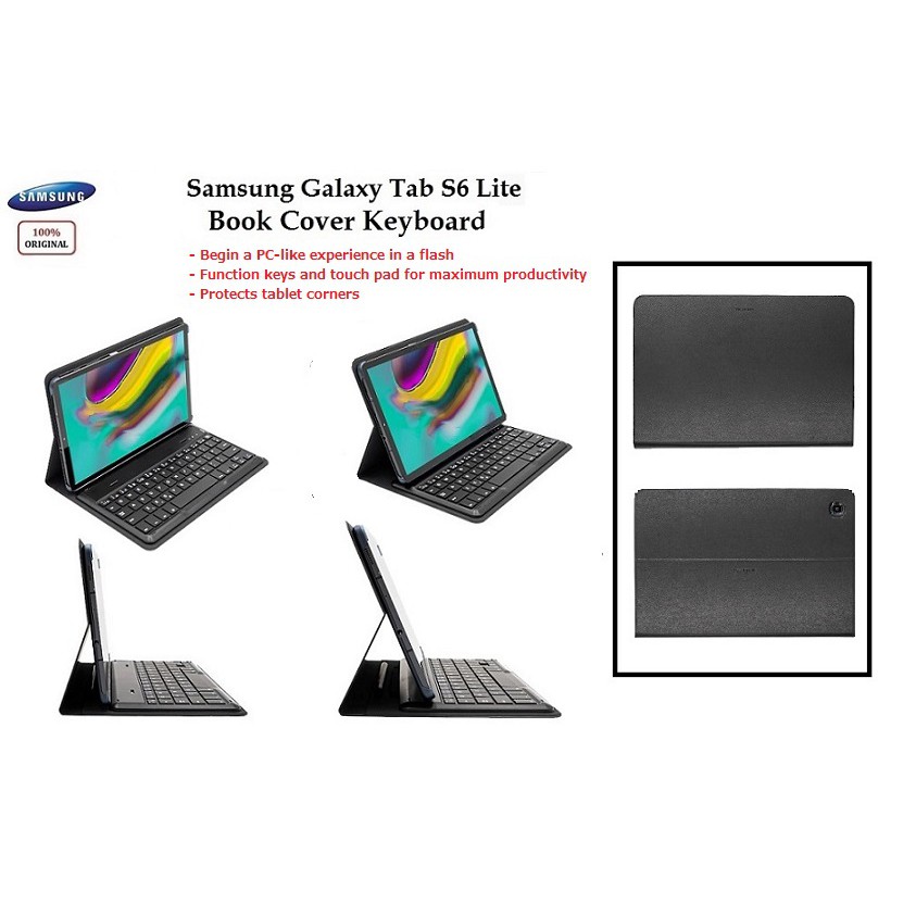 Original Targus Samsung Galaxy Bookcover Keyboard Tab S6 Lite Keyboard Cover Tab S6 Lite