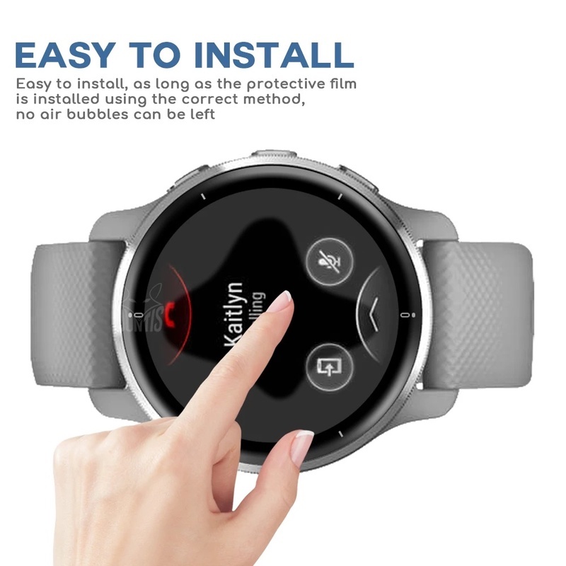 Pelindung Layar Smartwatch Garmin Venu 2 Plus Full Cover Tahan Air