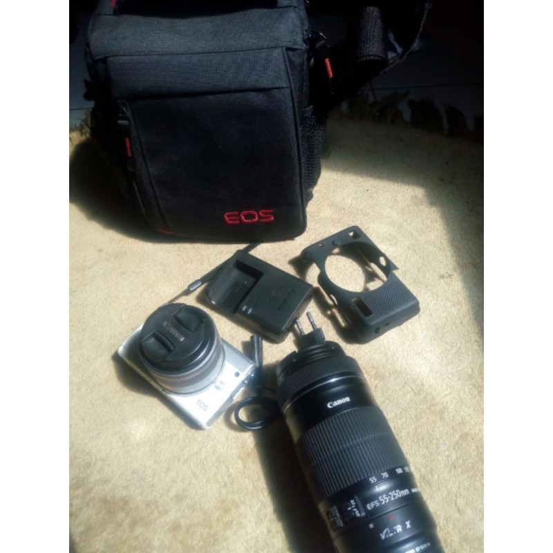 kamera canon M100 + tele second