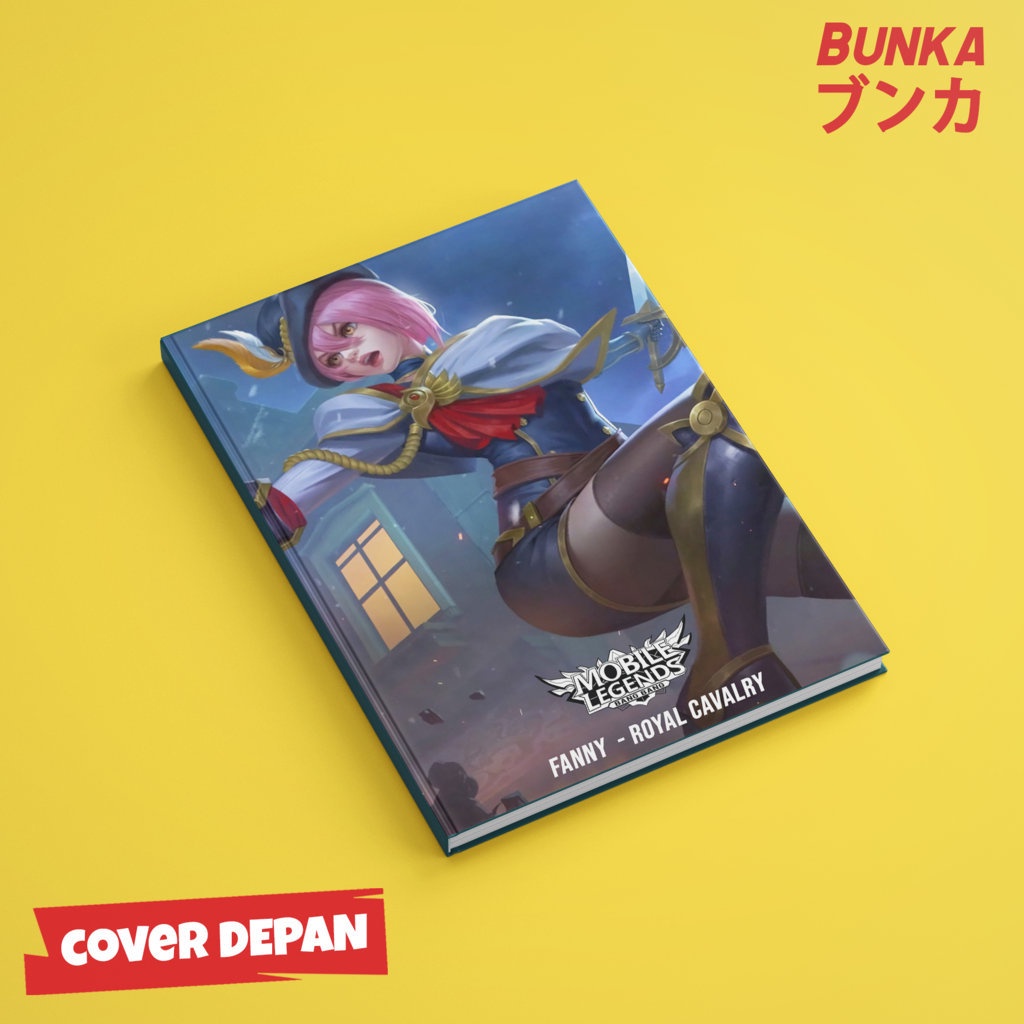 

Notebook Mobile legends Fanny Royal Cavalary Hardocover A5 Buku tulis catatan Notes Agenda planner Jurnal
