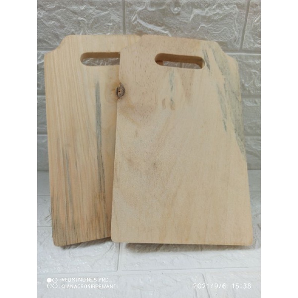 Talenan kayu kotak/Talenan ukuran 25 x 13.5 cm/ Talenan no 3