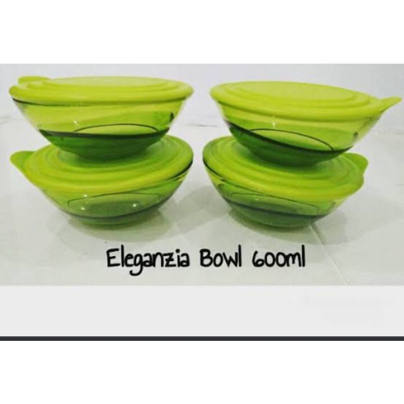 eleganzia bowl 600ml tupperware (1pcs)