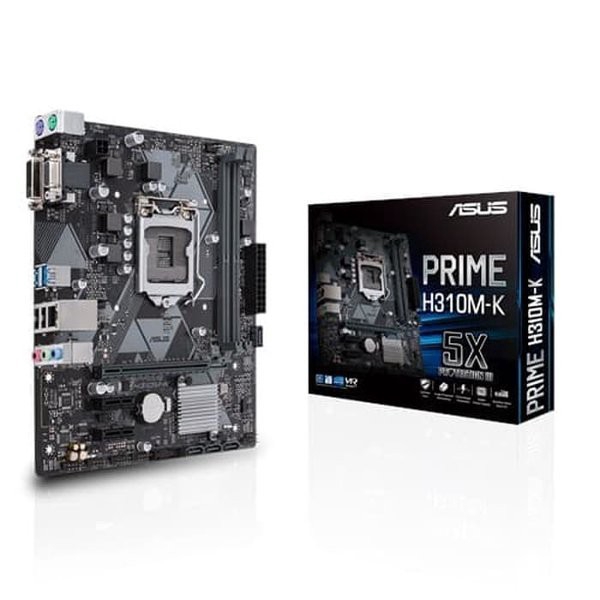 Motherboard Asus PRIME H310M-K - LGA1151 H310 DDR4 USB3-1 SATA3