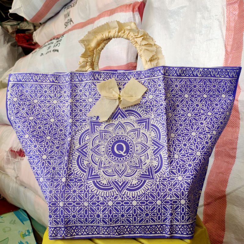 tas hajatan spundbond renda batik tenggah aneka warna uk.22x22