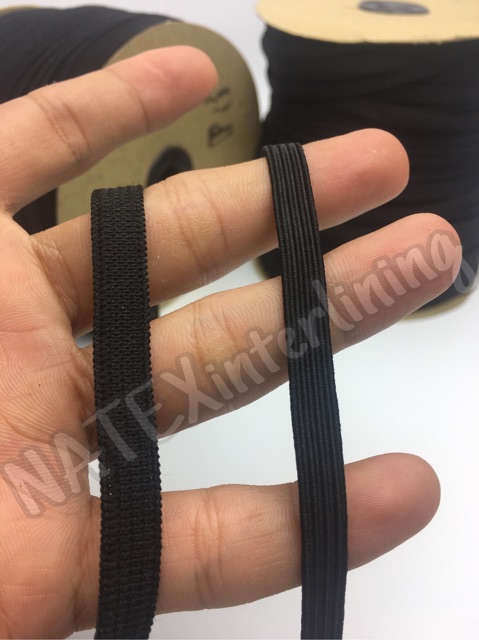 Karet elastis penguin ukuran 8mm Pb8 kulitas gread A / karet masker / karet pinggang / ikat rambut