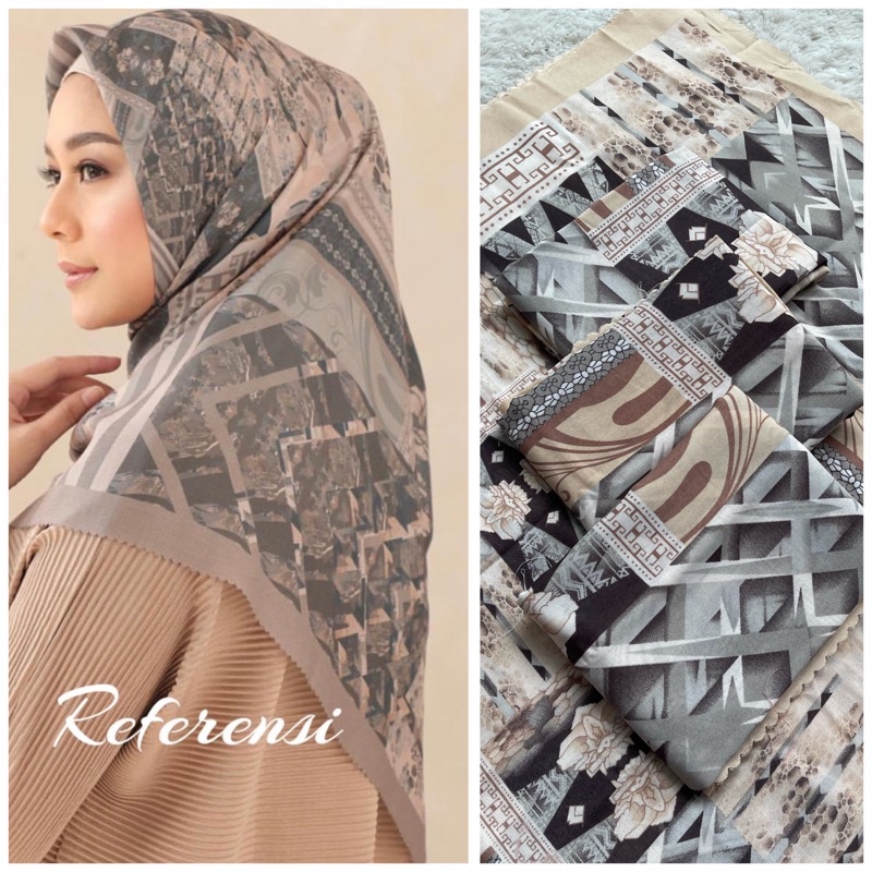 251- 300  Hijab segiempat voal motif-267