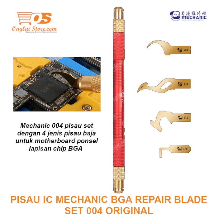 Pisau IC MECHANIC BGA REPAIR BLADE SET 004 ORI Pisau Bedah Pen Cutter