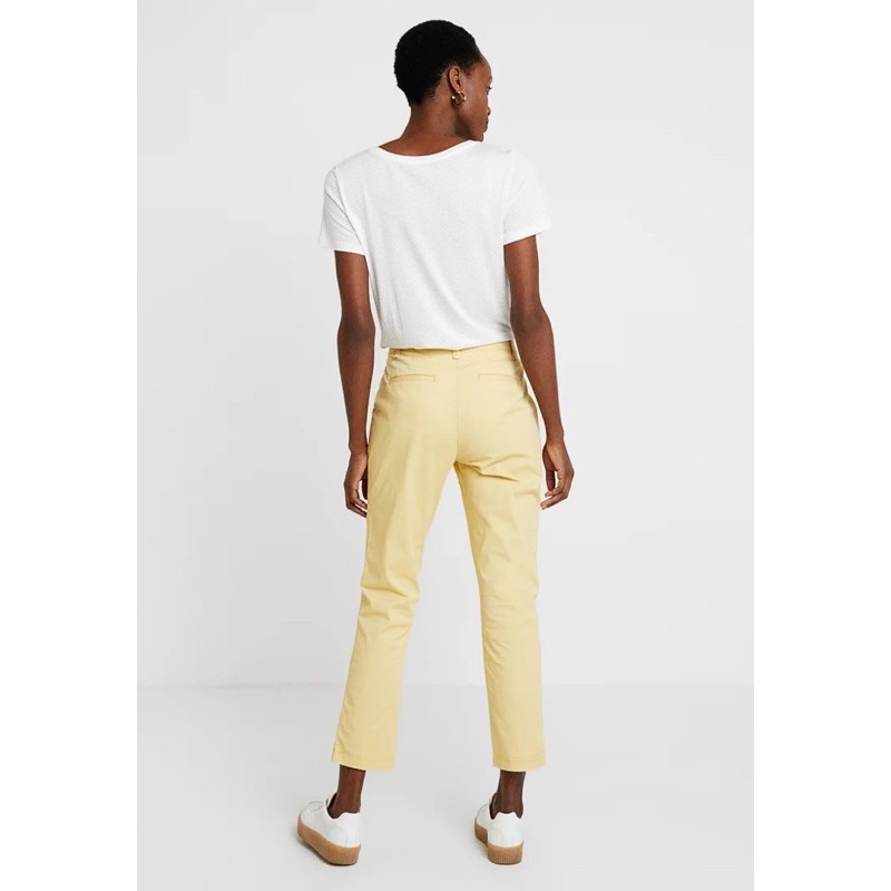 gap girlfriend twill chinos