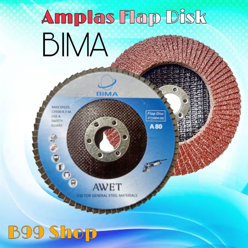 Amplas Flap Disk / Amplas Susun Bima