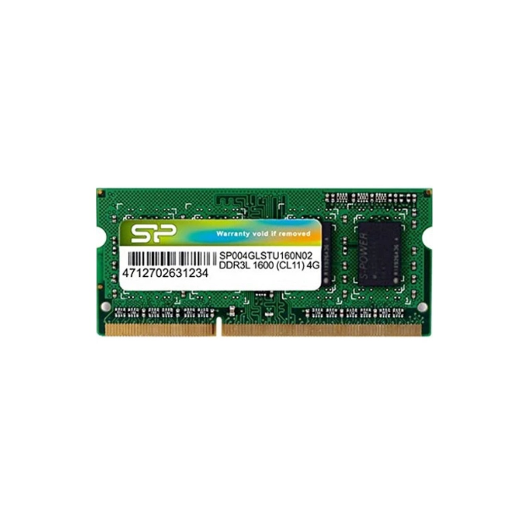 RAM SILICON POWER DDR3 1600MHz CL11 4GB SO-DIMM PC3-12800 SODIMM RAM Laptop