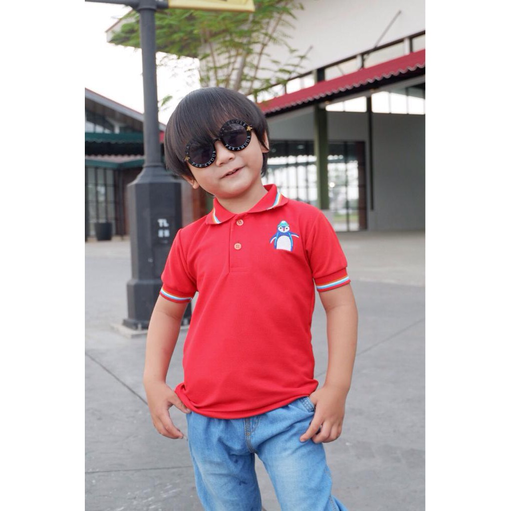 kaos anak polo the most kids lacoste size 246810