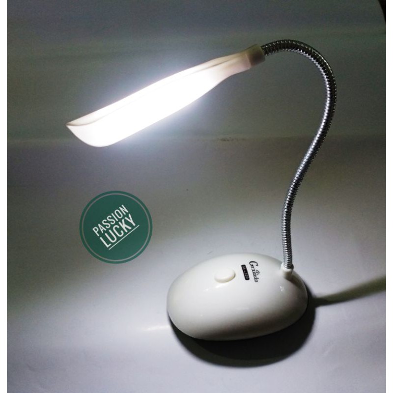 LAMPU MEJA/BACA /BELAJAR LED DC FLEXIBEL BATRE