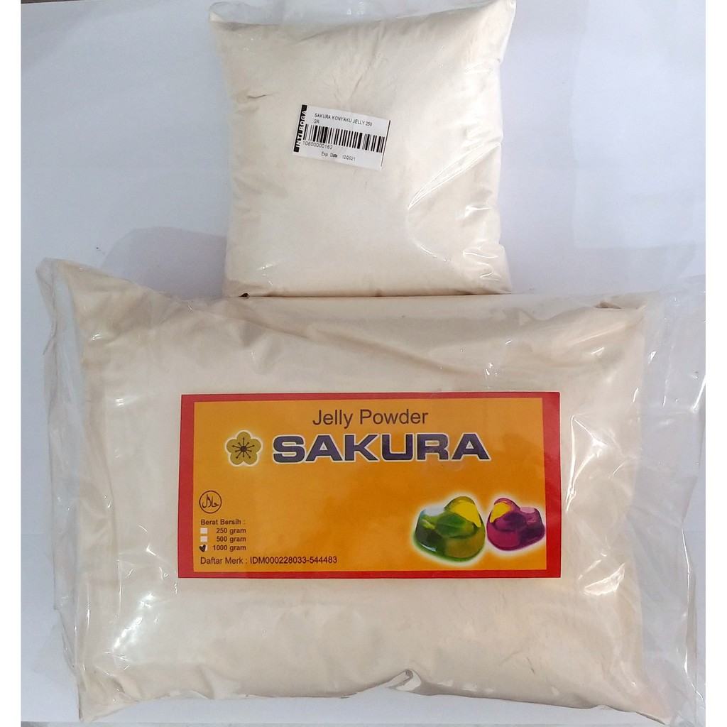 

Sakura Jelly Powder 250gr - Kualitas Super - Tepung Jelly seperti Nu***jell