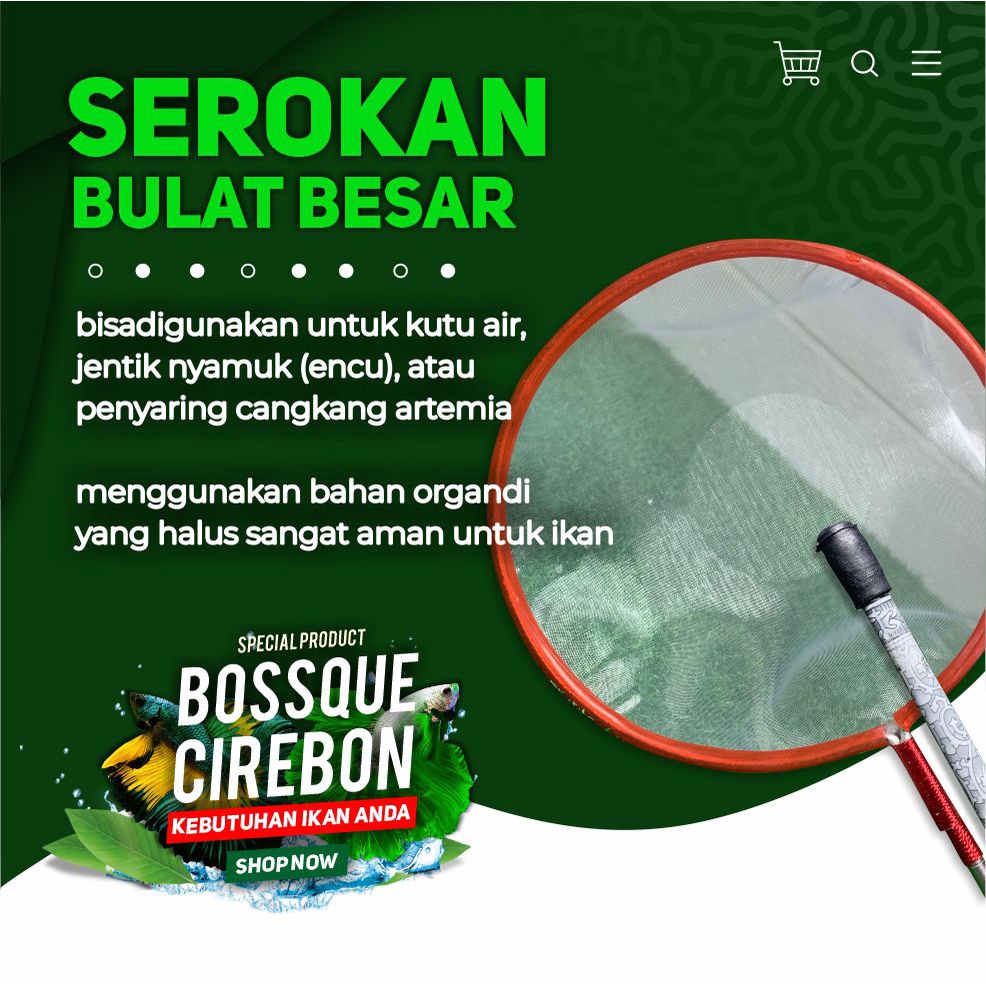 Serokan Ikan Cupang STAINLESS Mental Stick  Bulat 10 cm  Ikan Cupang Guppy Molly Kutir Cangkang Artemia Kutu Air Encu