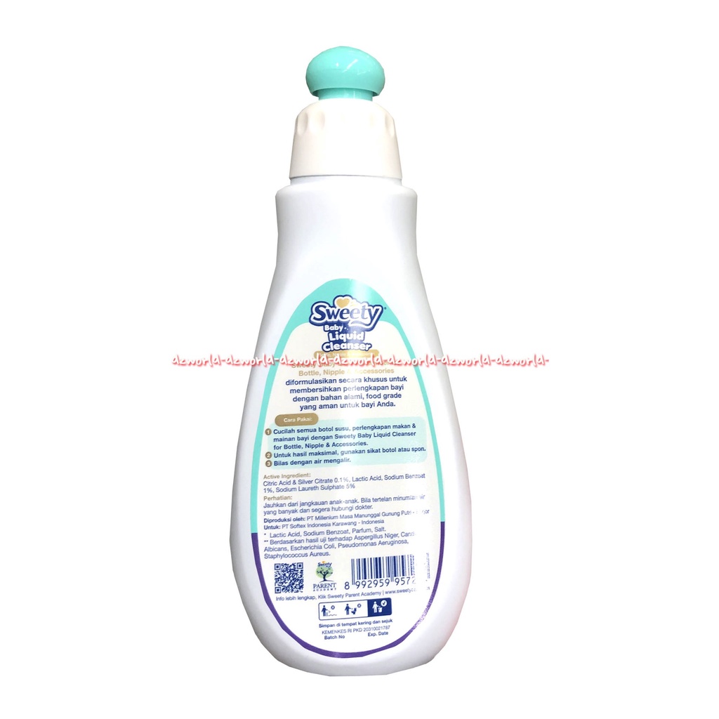 Sweety Baby Liquid Cleaneser Cairan Pembersih Botol Susu Sayuran 200ml