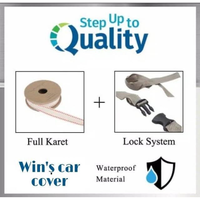Cover Mobil Rush Cover Mobil LATEX Aman untuk Warna Putih