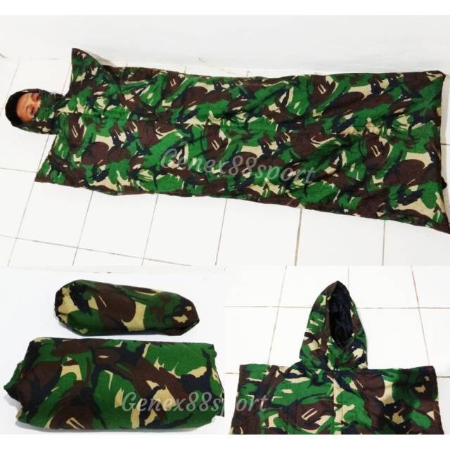 RPM sleeping bag original camo loreng jatah TNI tentara asli waterproof
