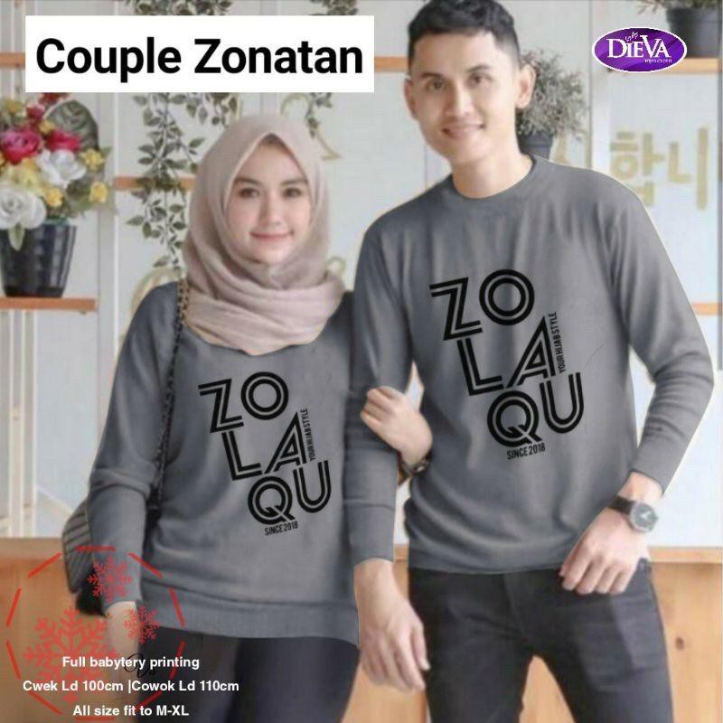 Sarimbit pasangan/SWEATER, SWITER PASANGAN/ KAOS COUPLE TERBARU | COUPLE ZONATAN | JAKET PASANGAN