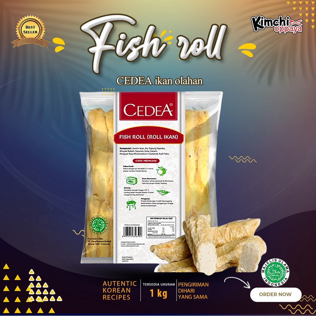 Jual Fish Roll Cedea 1Kg Isi 40 Pcs | Shopee Indonesia