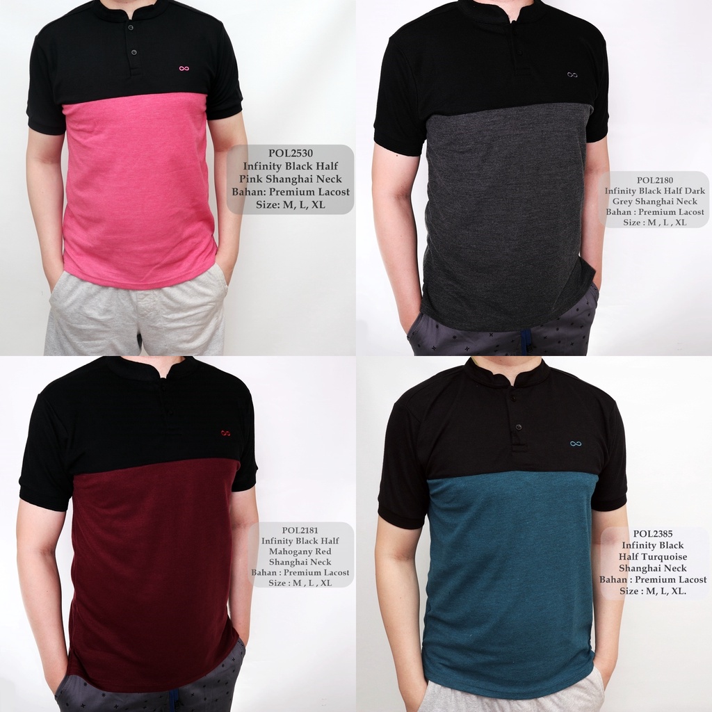 Kaos Berkerah Fashion Pria / Polo Shirt Kerah Shanghai / Polo Casual Pria / Polo Pria Terbaru G108