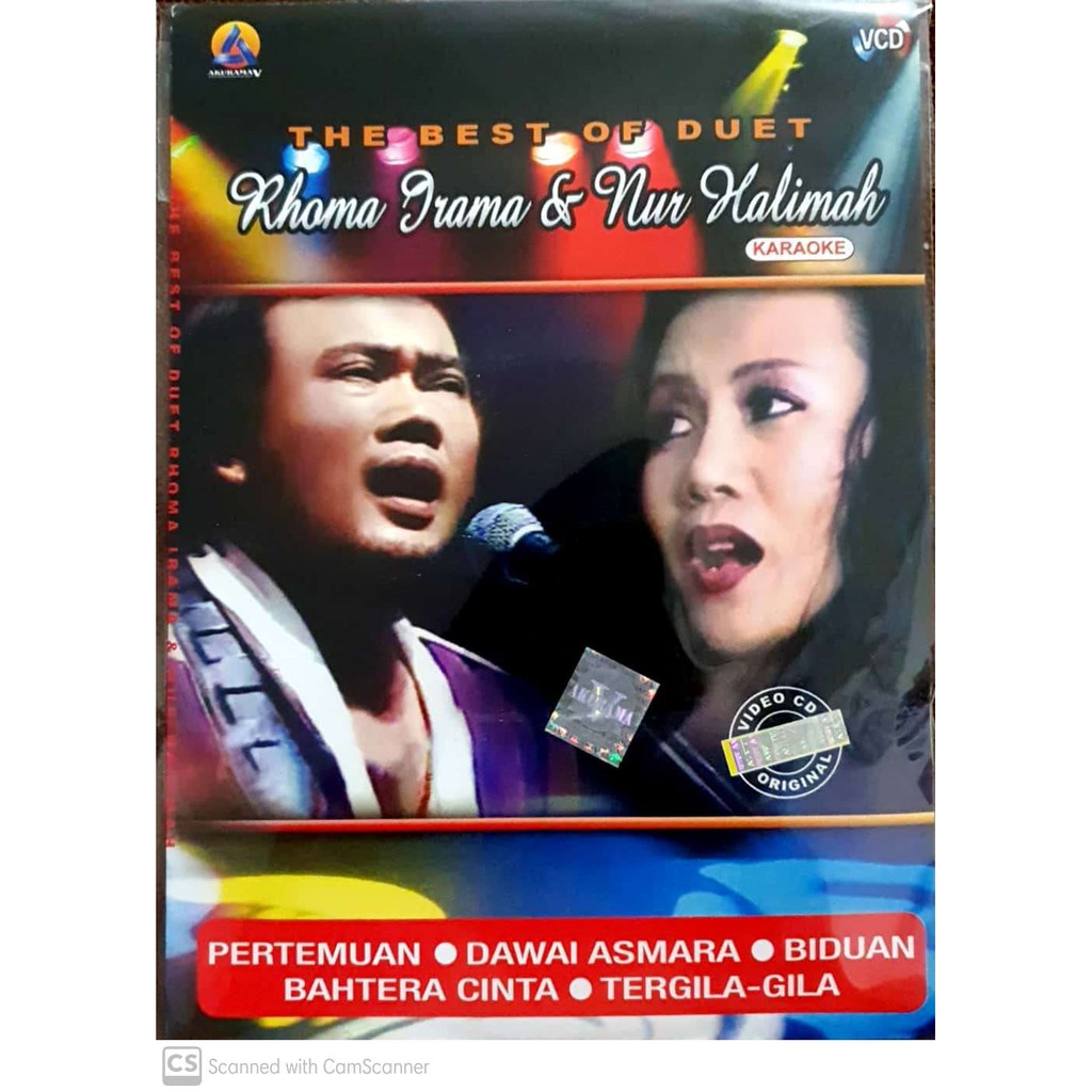 Karaoke The Best of Duet Rhoma Irama Nur Halimah | VCD Original