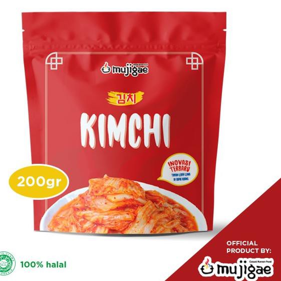 

☑☑Starseller!! ℡ Mujigae Kimchi (200 gr) / Kimchi Halal / Kimchi Ramyun / Makanan Korea Instan Halal