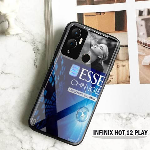 (S109) Softcase Kaca INFINIX HOT 12 PLAY - casing handphone - INFINIX HOT 12 PLAY - pelindung handph