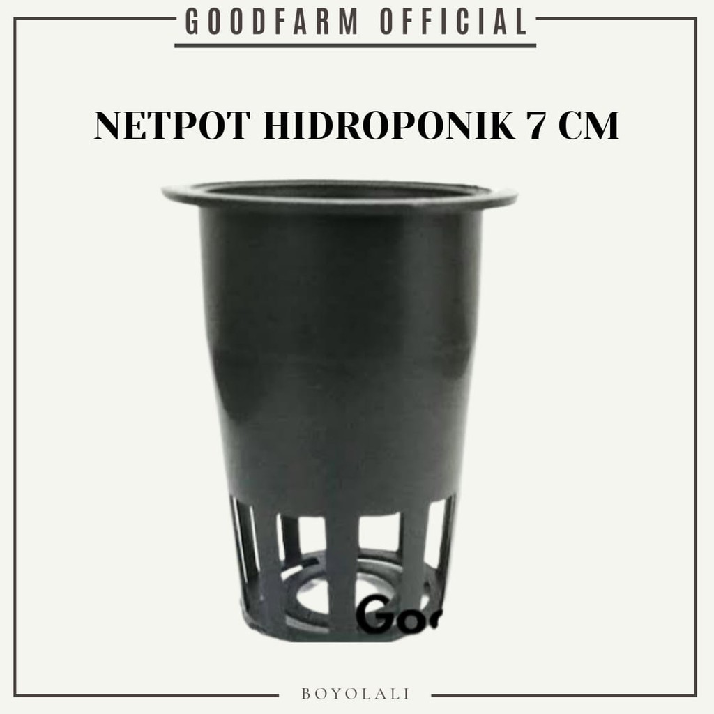 NETPOT HITAM 7CM / NETPOT MURAH / NETPOT GROSIR / HIDROPONIK