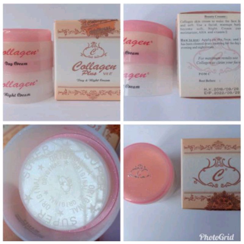 Collagen siang dan malam original malaysia hologram emas