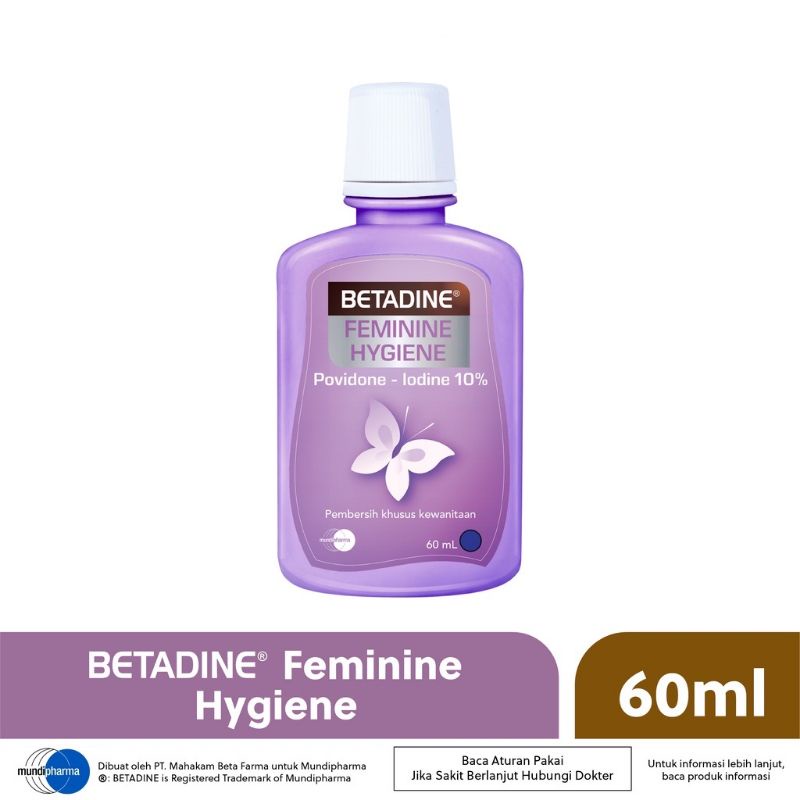 Jual BETADINE FEMININE HYGIENE 60ml Shopee Indonesia