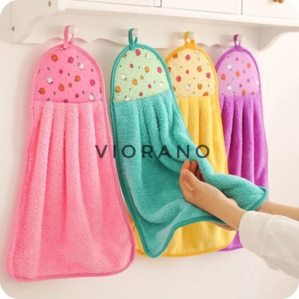 Lap Tangan Gantung Serbet Bahan Handuk Microfiber Lap Tangan Polos Murah Bahan Menyerap Air Kain Lap Tangan Gantung Handuk Tangan Hand Towel Kain Lap Gantung