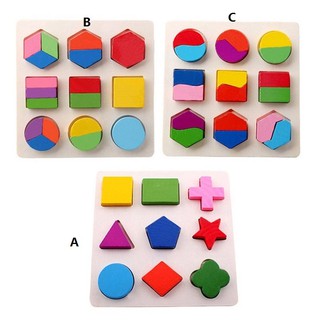dudubaba Papan Puzzle Geometri Montessori Bahan Kayu dudubaba Papan Puzzle Geometri Montessori Bahan Kayu