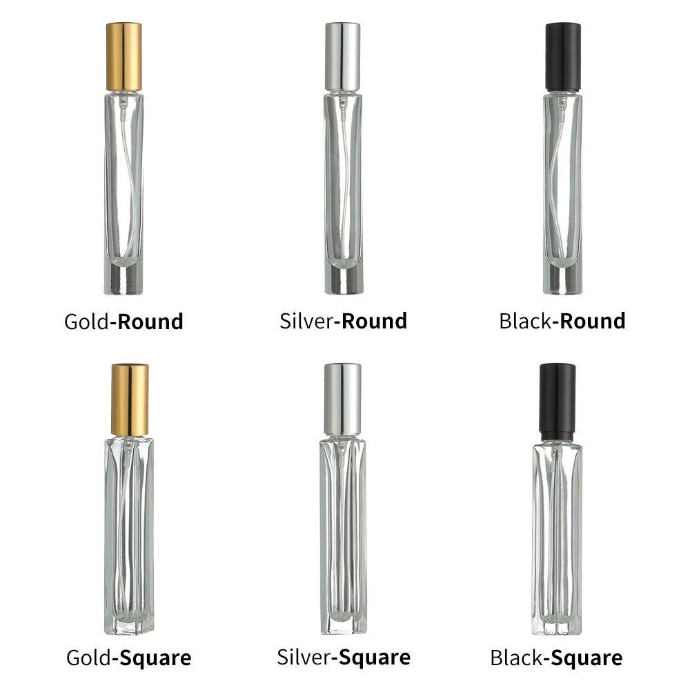 Preva 10ML Parfum Atomizer Pria Dan Wanita Wangi Travel Kosong Spray Pump Botol Isi Ulang Dispenser Parfum Kecil