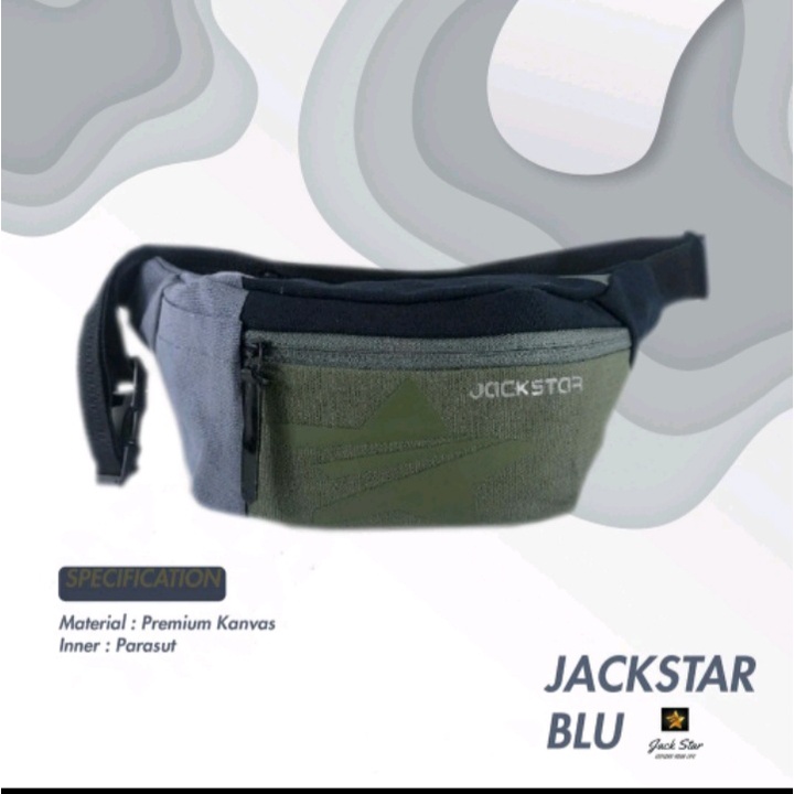 Komera Tas Slempang/Tas Pinggang Jack STar Blu