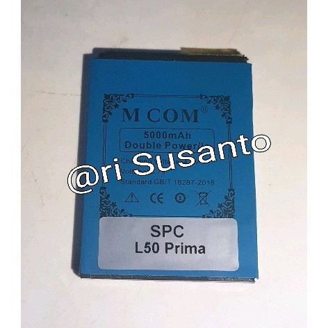 Solusi Baterai SPC L50 Prime - L50 Prima Double Power MCOM
