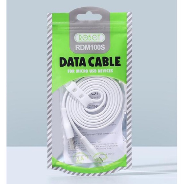 ROBOT RDM-100S Kabel Data Micro USB 100CM RDM100S original garansi
