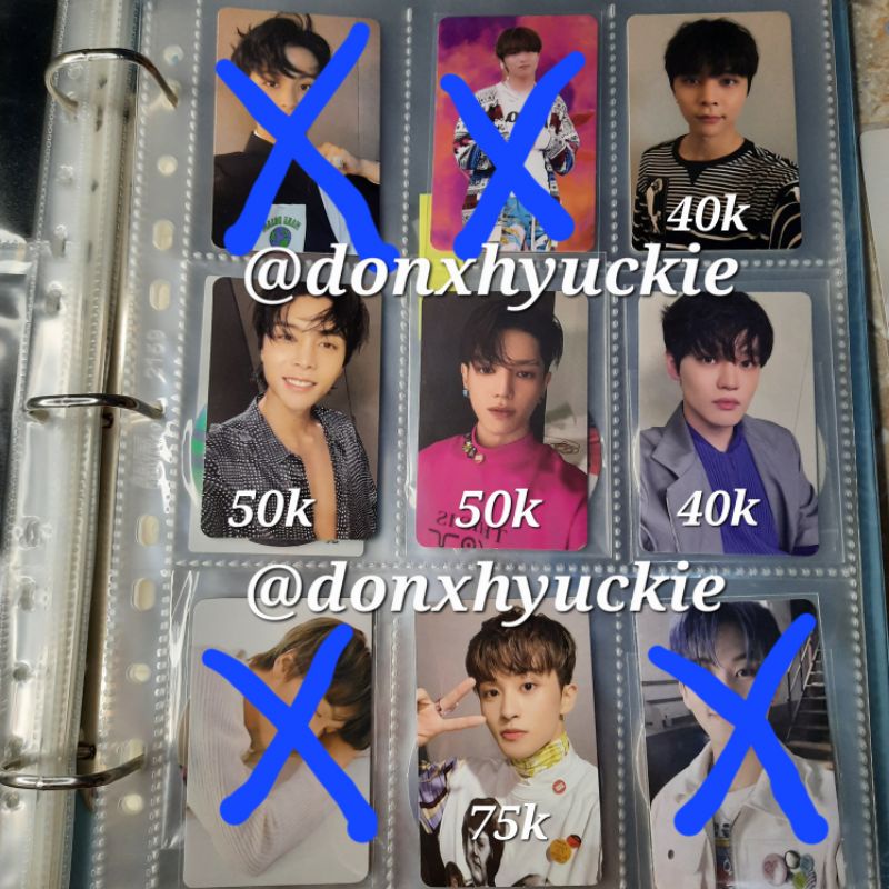 PHOTOCARD MARK JOHNNY TAEYONG CHENLE PHOTOBOOK UNIVERSE