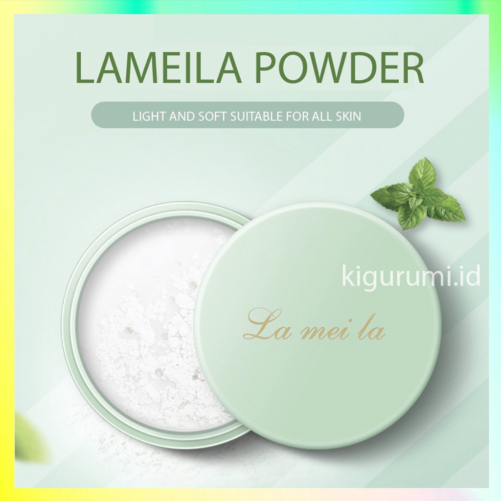 LAMEILA Bedak Alami Light Soft Skin Powder Facial Oil Control LA122