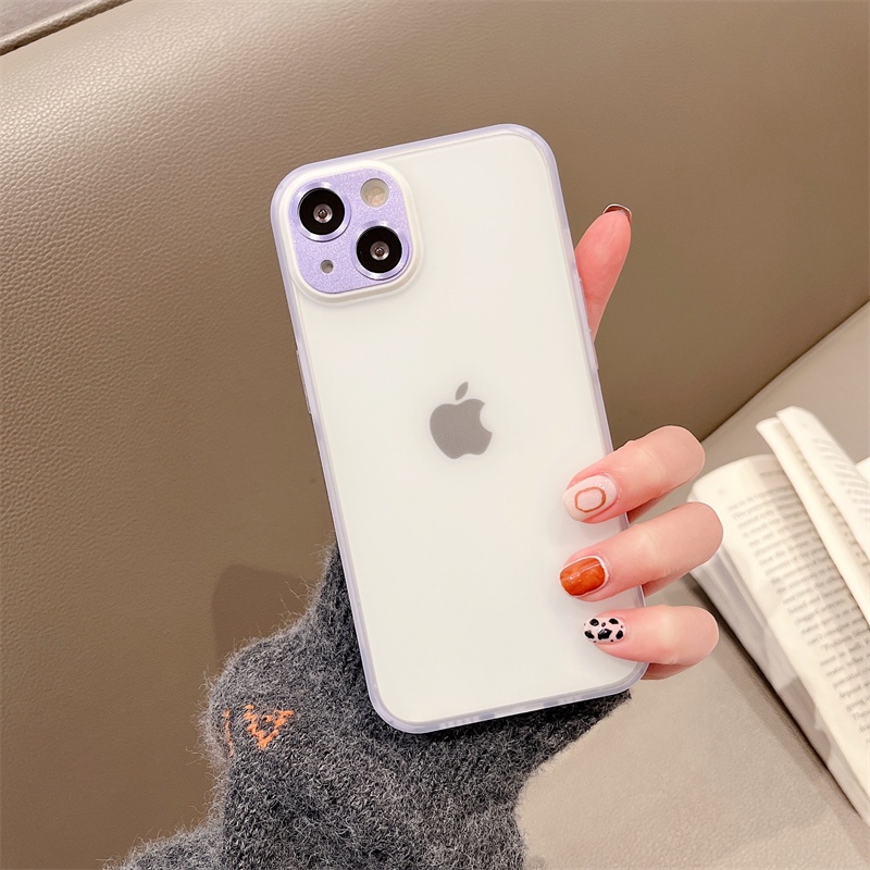 Soft case Bahan Metal Untuk iphone 11 13 12 pro max Xs max XR 7 8 plus Se20