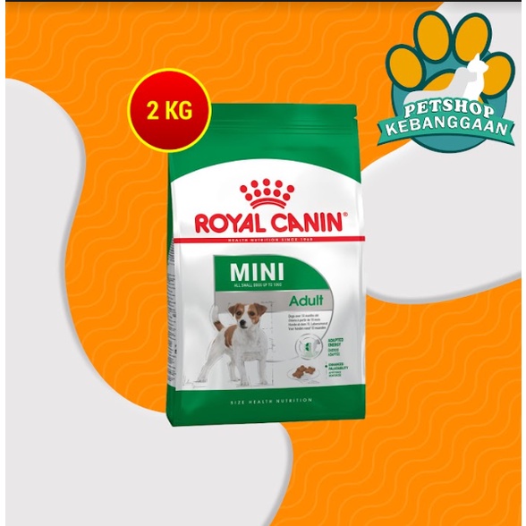 Makanan Anjing Royal Canin Mini Adult 2 Kg